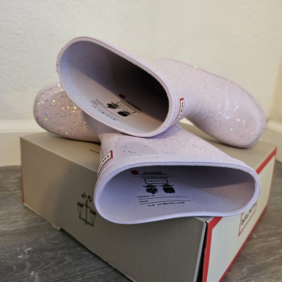 Hunter Original First Classic Glitter Rain Boot - Picture 3 of 4